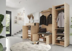 MID.YOU Garderobenschrank Predore eichefarbig Best
