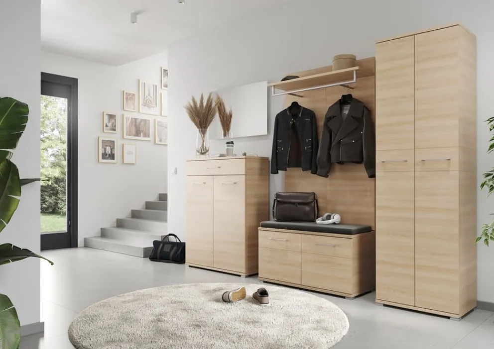 MID.YOU Garderobenschrank Predore eichefarbig Best