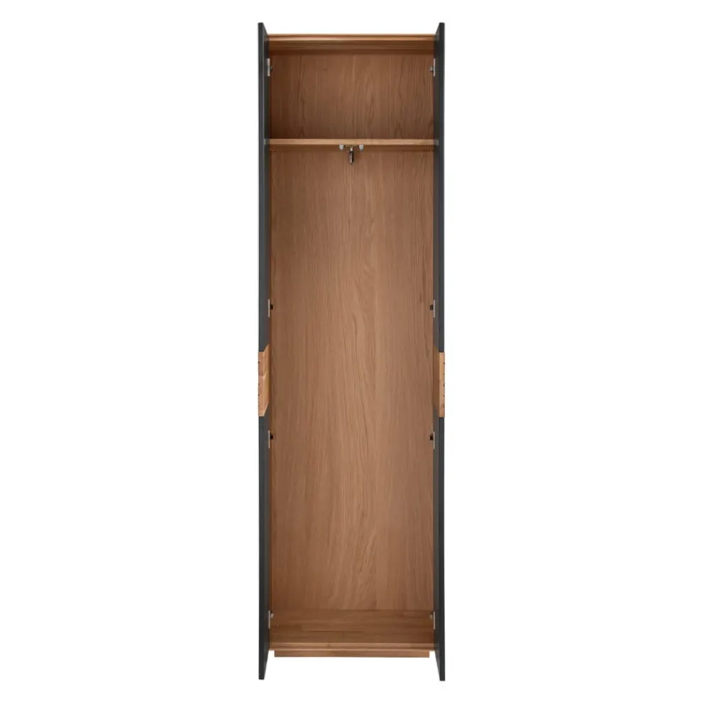 Linea Natura Garderobenschrank Rivo eiche, weiss