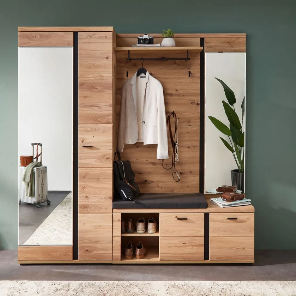 Linea Natura Garderobenschrank Sonos eichefarbig