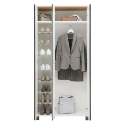 Dieter Knoll Garderobenschrank Sorrent grau Discount