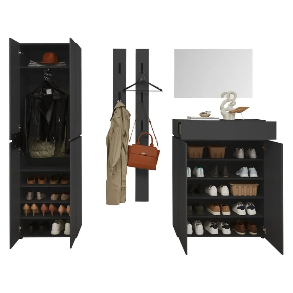 Voleo Garderobenschrank Unique graphit Clearance