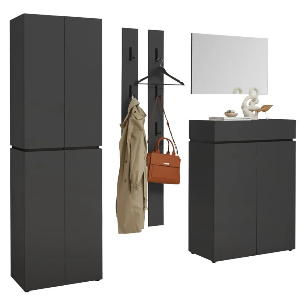 Voleo Garderobenschrank Unique graphit Clearance