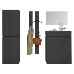 Voleo Garderobenschrank Unique graphit Clearance