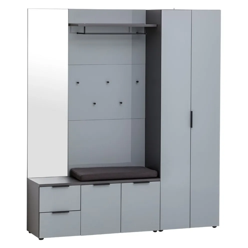 Voleo Garderobenspiegel Unit graphit New