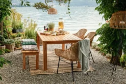 edy&liv Gartenbank Altovaara teakfarbig New