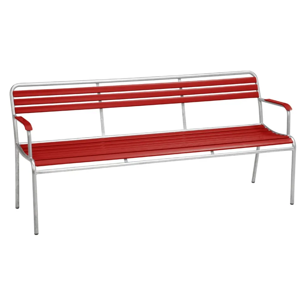 Manufakt Gartenbank Baettig 40 RAL 3000 rot Sale
