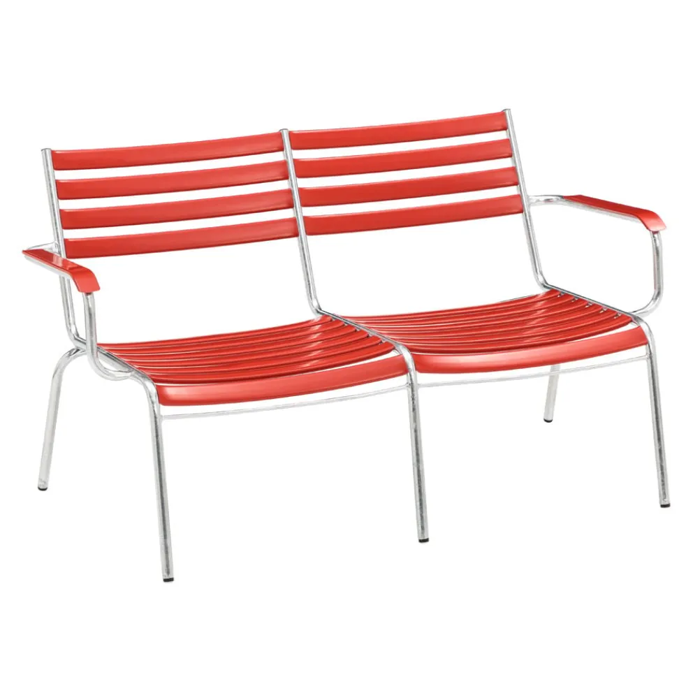 Manufakt Gartenbank Baettig 21A RAL 3000 rot Online