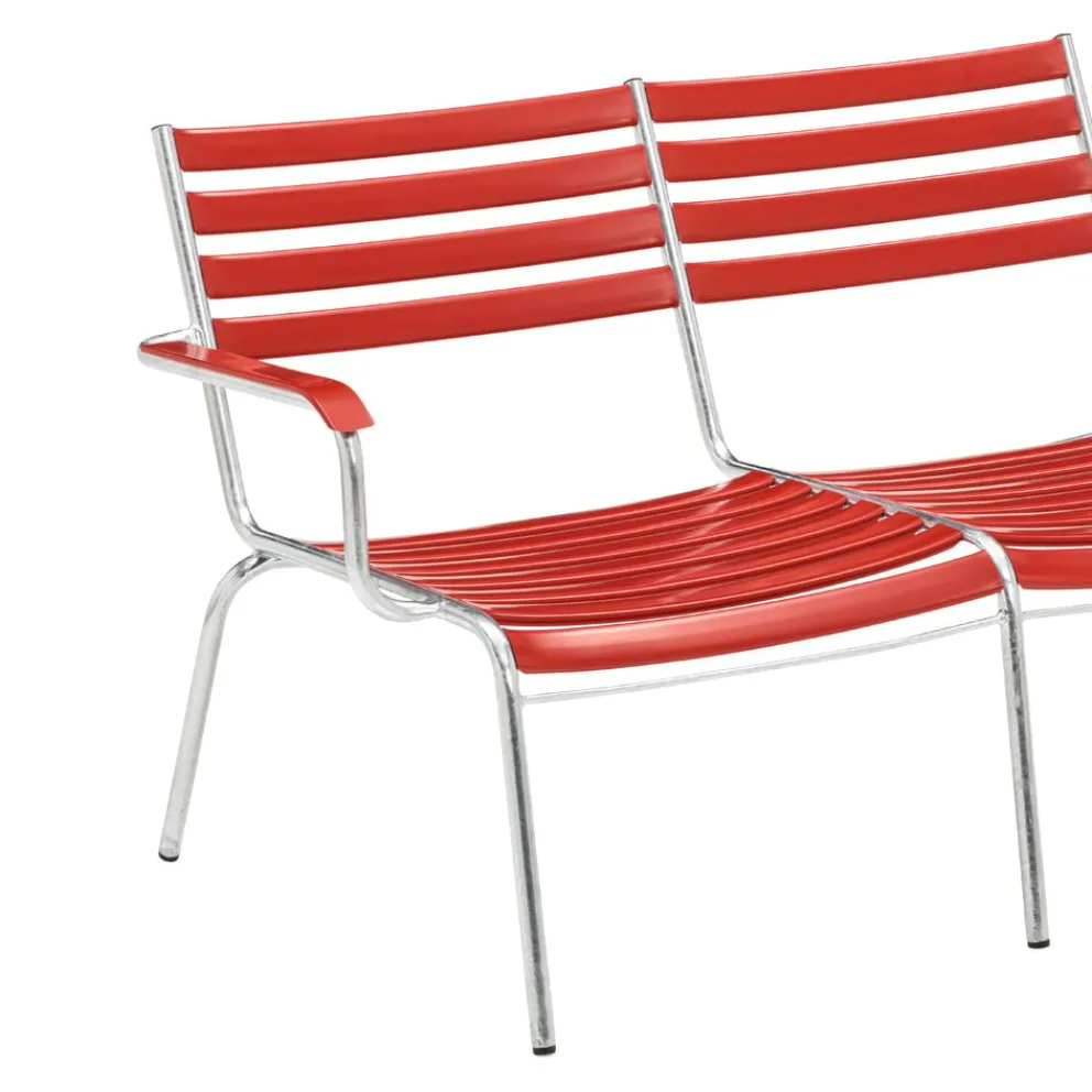 Manufakt Gartenbank Baettig 21A RAL 3000 rot Online
