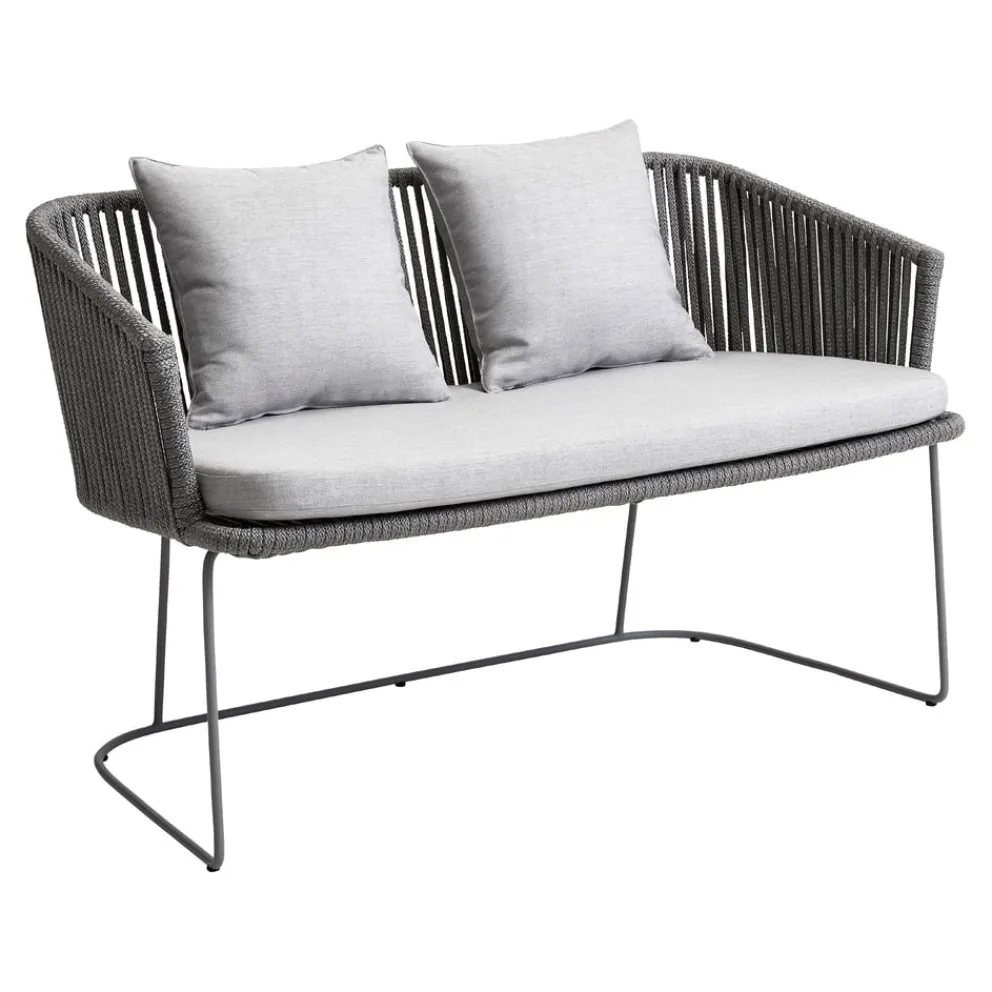 Cane-line Gartenbank Moments grau