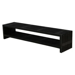 PLUS Gartenbank Rustik schwarz Sale