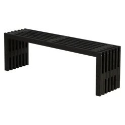PLUS Gartenbank Rustik schwarz Sale