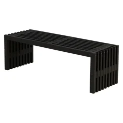 PLUS Gartenbank Rustik schwarz New