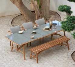 Cane-line Gartenbank Sticks teakfarbig Outlet