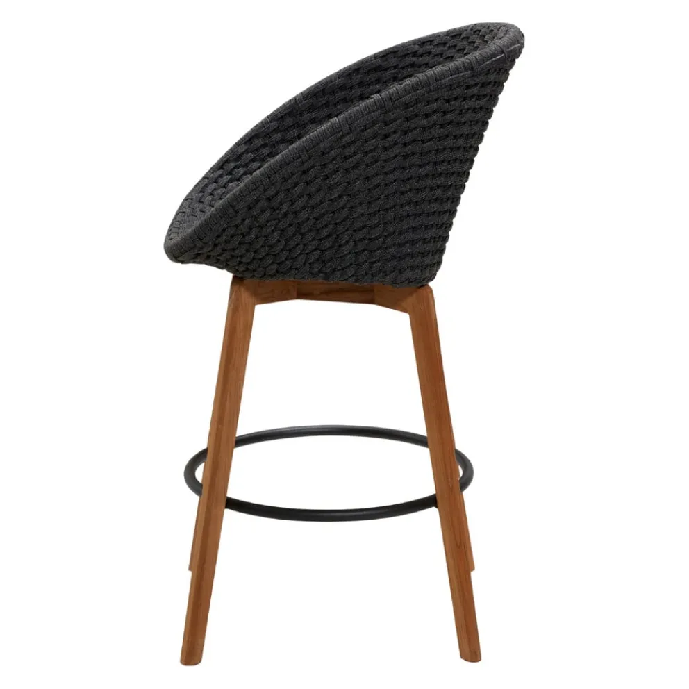 Cane-line Gartenbarhocker Peacock Dark grey Discount