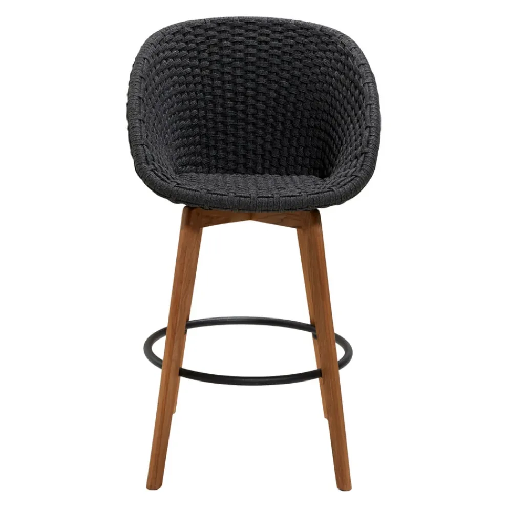 Cane-line Gartenbarhocker Peacock Dark grey Discount