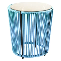 Ames Gartenbeistelltisch Cartagenas crème, pastellblau, schwarz Online