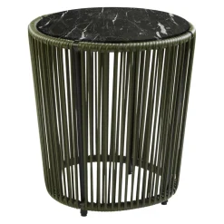 Ames Gartenbeistelltisch Cartagenas oliv, schwarz Outlet