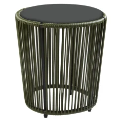 Ames Gartenbeistelltisch Cartagenas oliv, schwarz New