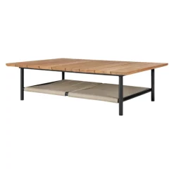 Ethnicraft Gartenbeistelltisch Corbey braun, schwarz Sale