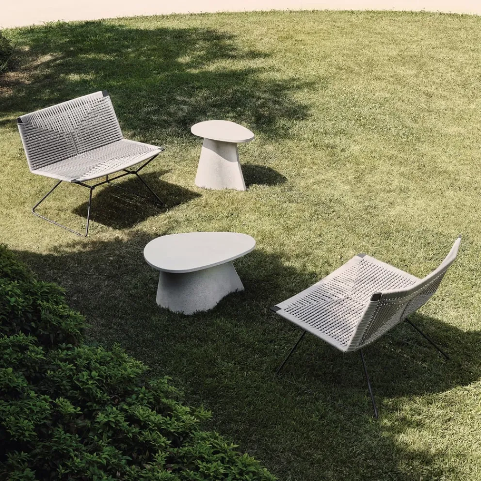 mdf italia Gartenbeistelltisch Fossil off-white Discount