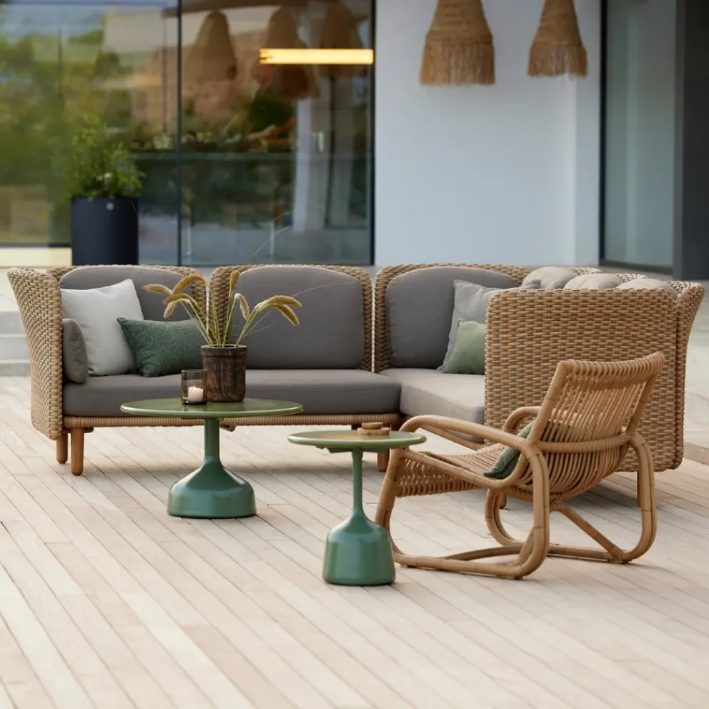 Cane-line Gartenbeistelltisch Glaze lava grey Discount
