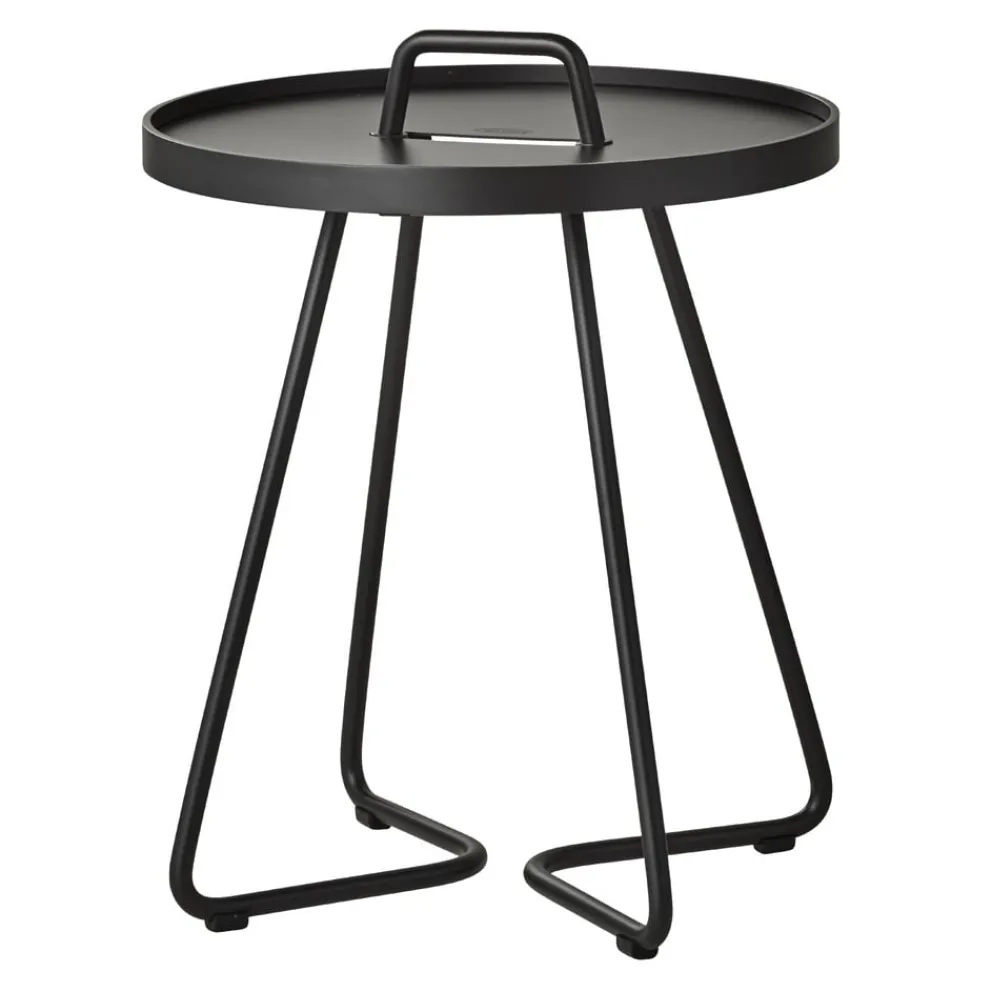 Cane-line Gartenbeistelltisch On The Move schwarz Sale