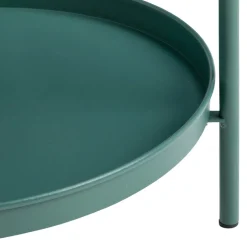 BYYU Gartenbeistelltisch Prag dunkelgrün Discount