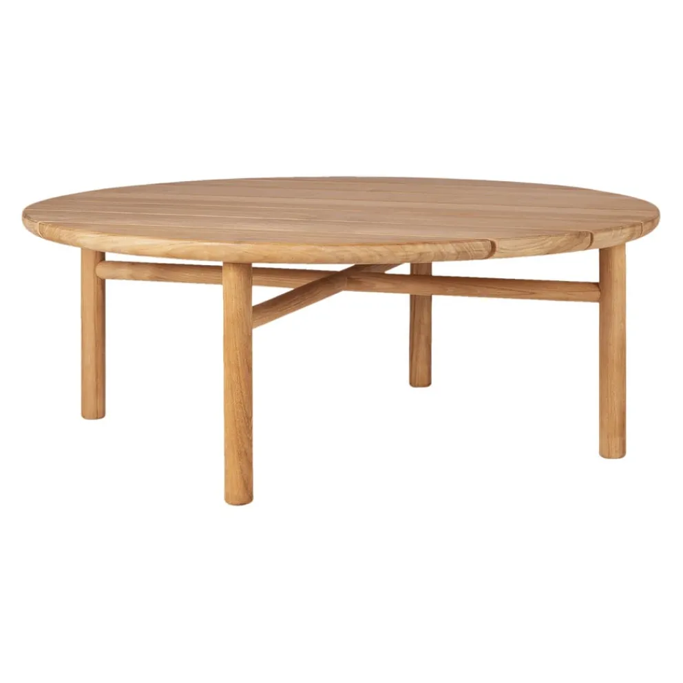 Ethnicraft Gartenbeistelltisch Quatro braun Clearance