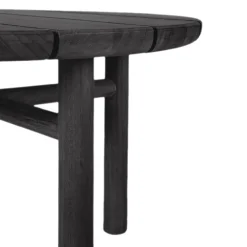Ethnicraft Gartenbeistelltisch Quatro schwarz Clearance