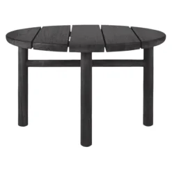 Ethnicraft Gartenbeistelltisch Quatro schwarz Clearance