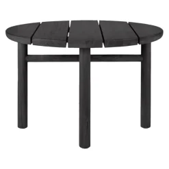 Ethnicraft Gartenbeistelltisch Quatro schwarz New