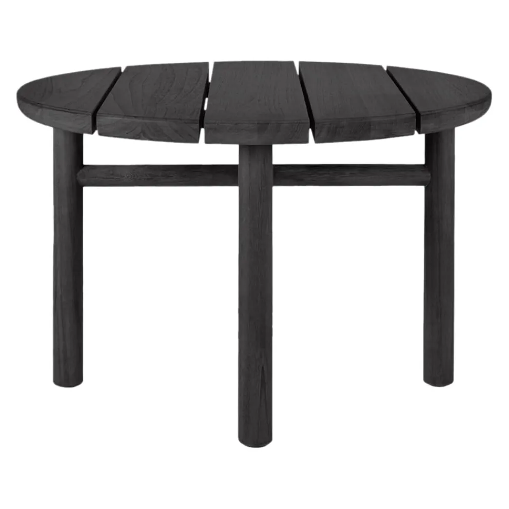 Ethnicraft Gartenbeistelltisch Quatro schwarz New