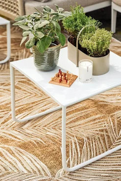 BYYU Gartenbeistelltisch Venedig weiss Discount