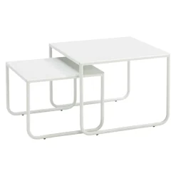 BYYU Gartenbeistelltisch Venedig weiss Discount