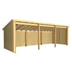 PLUS Gartenhaus Multi fichtefarbig Discount