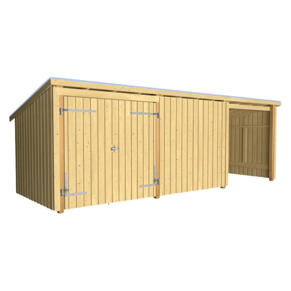 PLUS Gartenhaus Multi fichtefarbig