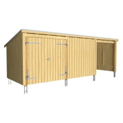 PLUS Gartenhaus Multi fichtefarbig Hot