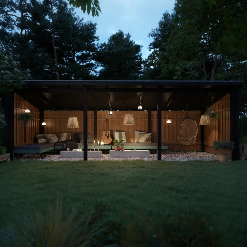 PLUS Gartenhaus Multi fichtefarbig Online