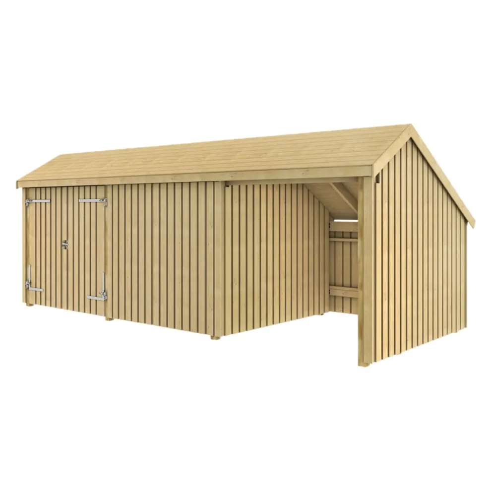 PLUS Gartenhaus Multi fichtefarbig Clearance
