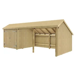 PLUS Gartenhaus Multi fichtefarbig Clearance