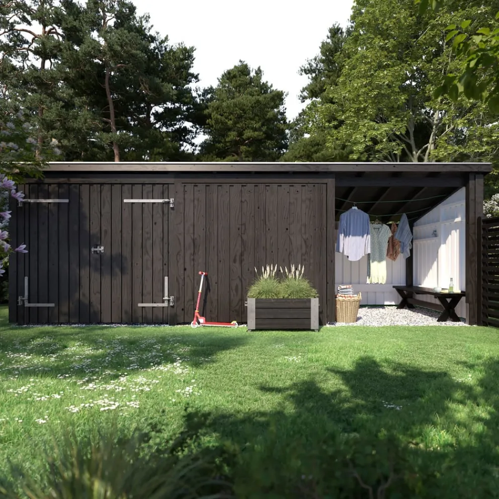 PLUS Gartenhaus Multi fichtefarbig Clearance