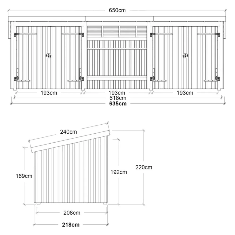 PLUS Gartenhaus Multi fichtefarbig Online