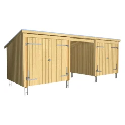 PLUS Gartenhaus Multi fichtefarbig Hot