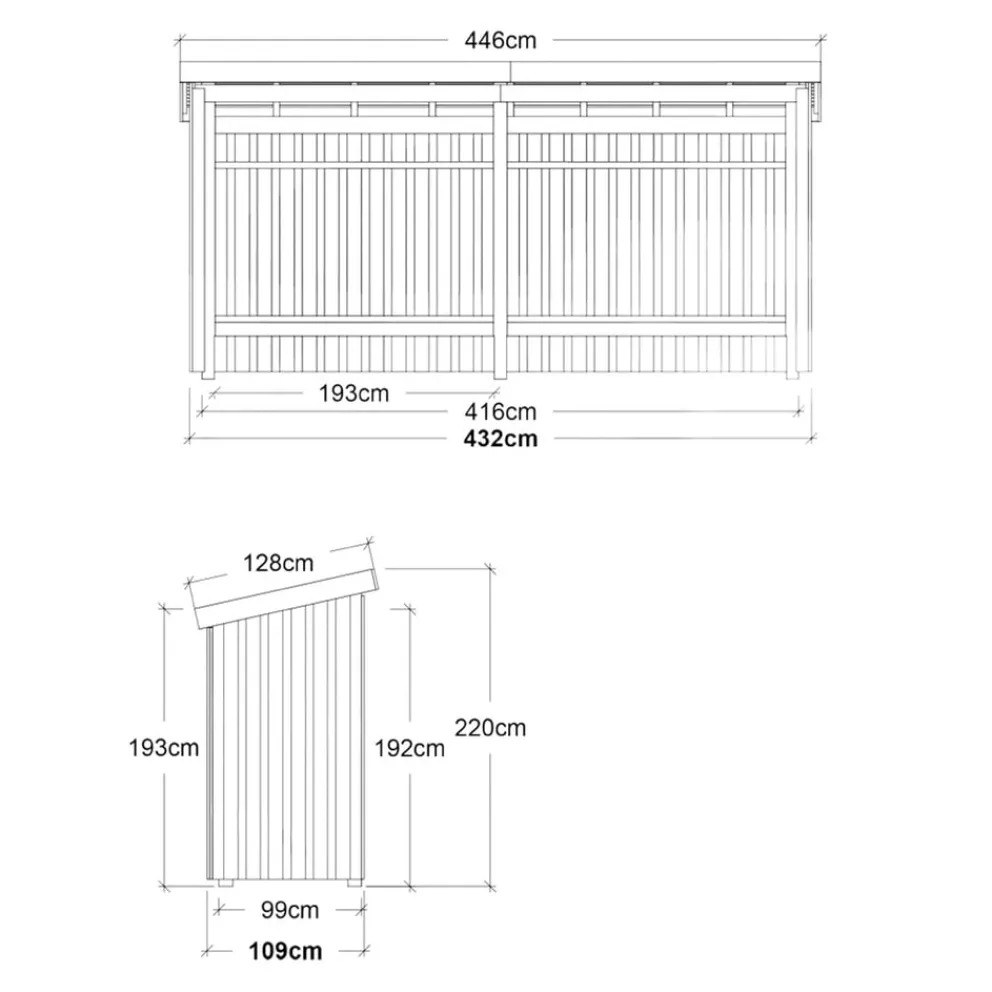 PLUS Gartenhaus Multi fichtefarbig Online