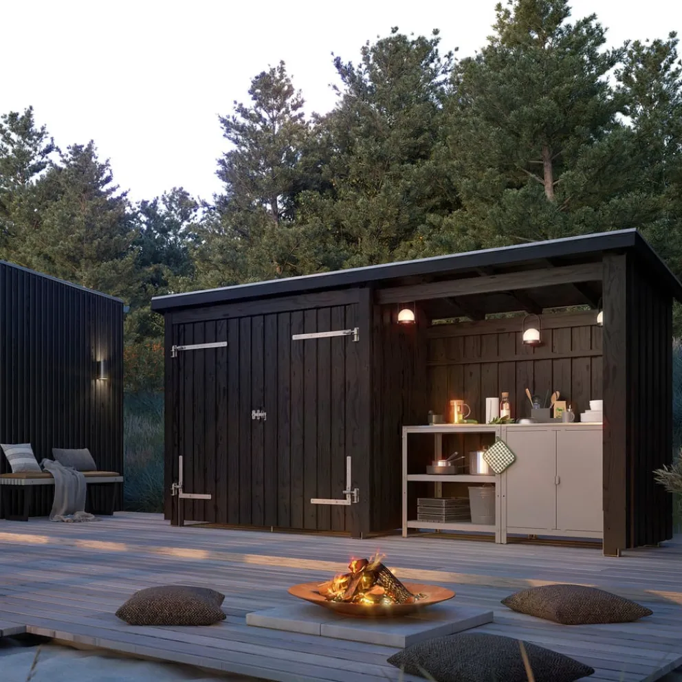 PLUS Gartenhaus Multi fichtefarbig Best