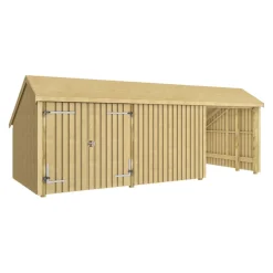 PLUS Gartenhaus Multi fichtefarbig Hot