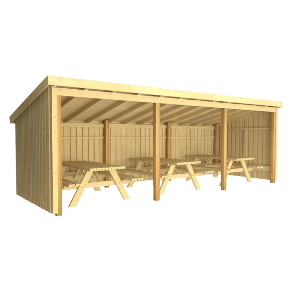 PLUS Gartenhaus Nordic fichtefarbig Discount