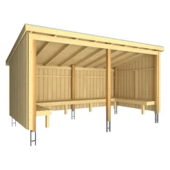 PLUS Gartenhaus Nordic fichtefarbig Hot