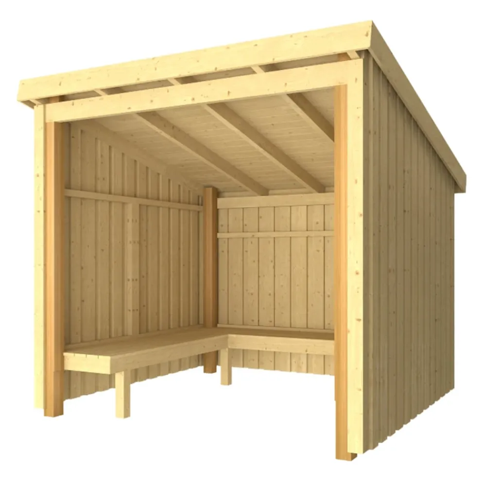 PLUS Gartenhaus Nordic fichtefarbig Hot